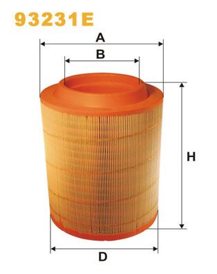 WIX FILTERS Воздушный фильтр 93231E